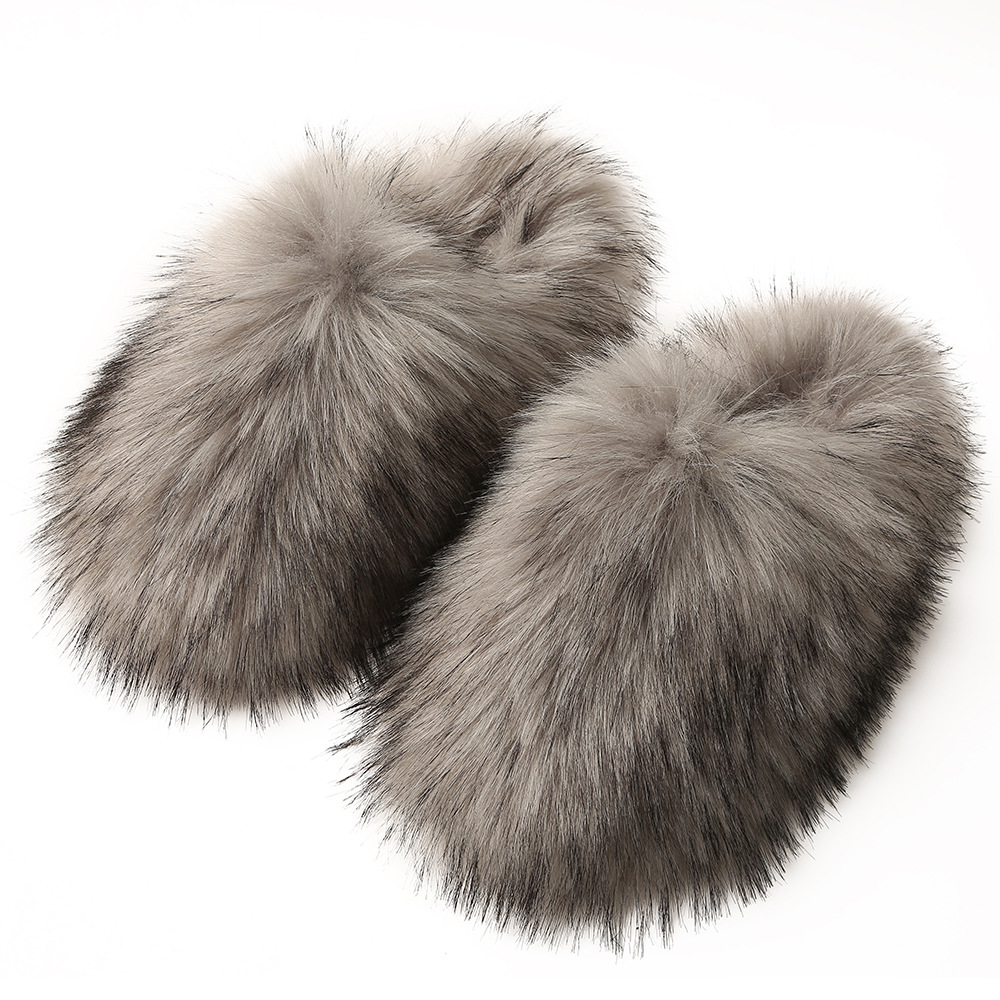 Women'S Shoes For Fall - Женские пушистые тапочки для осени и