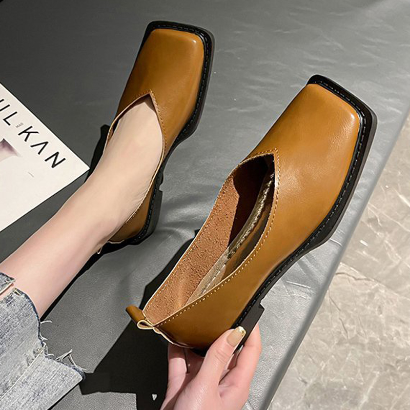 Women'S Shoes For Fall - Женские туфли-лодочки на низком каблуке, повседневные