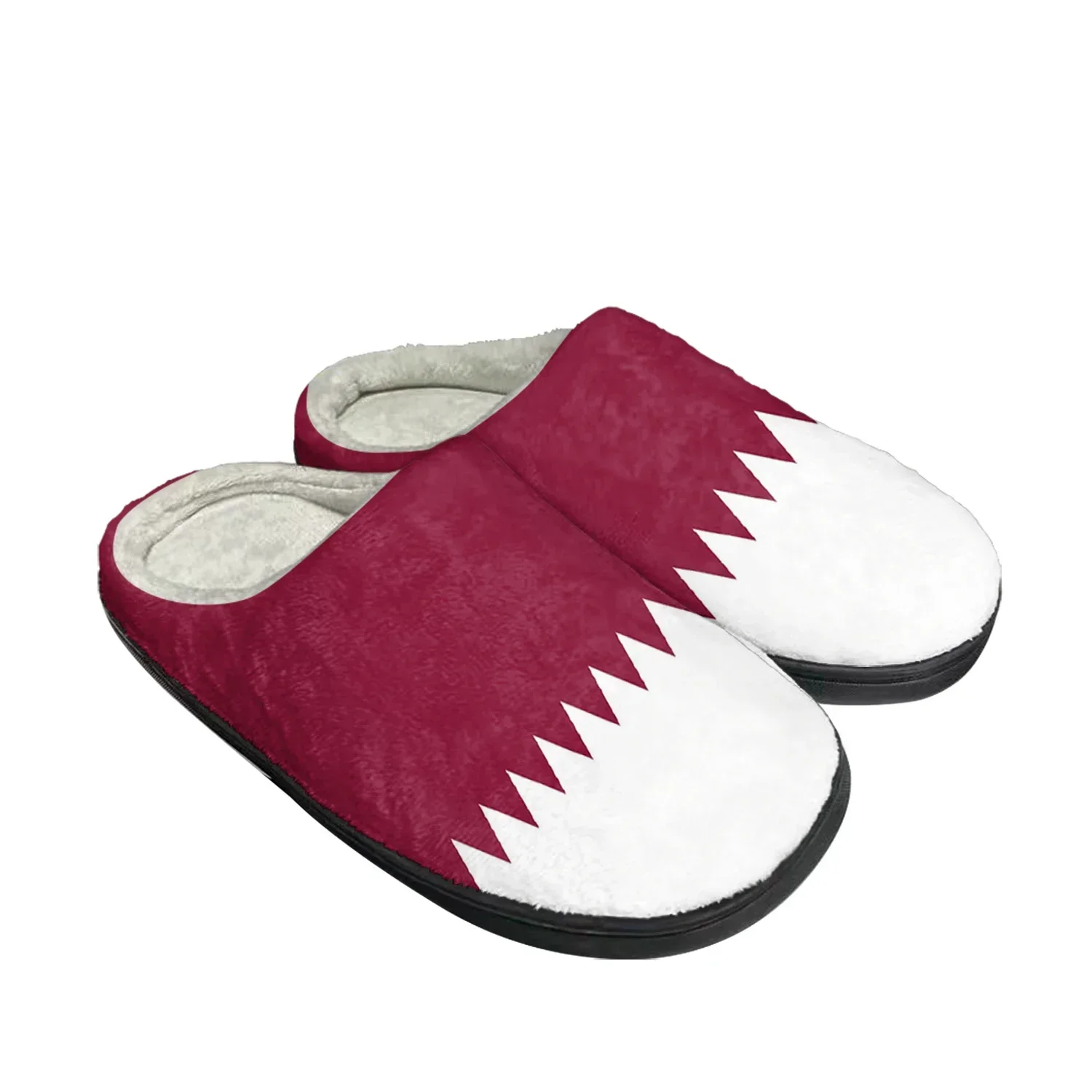 Women Shoes Qatar - Домашние хлопковые тапочки с флагом Катара,