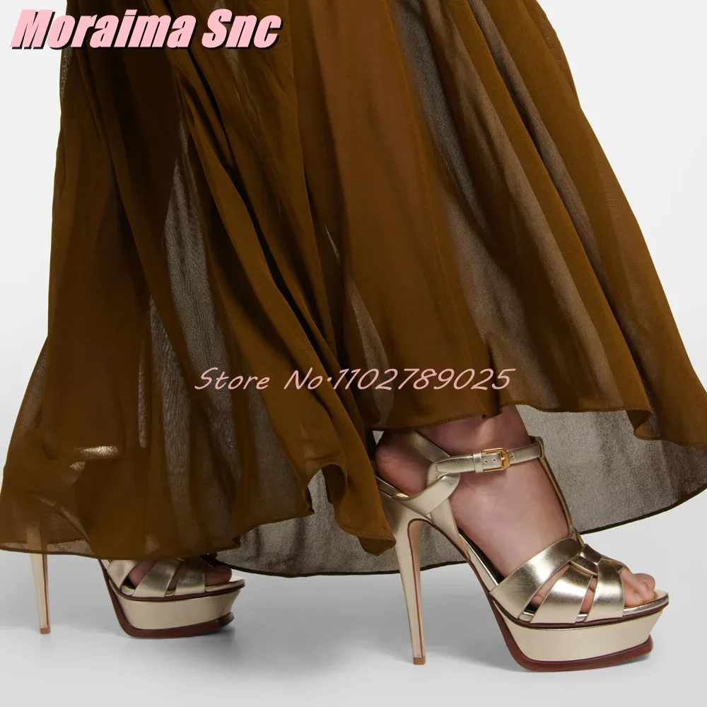 Сандалии на платформе с Т-обра – обзор и цена Wide Fit Heels