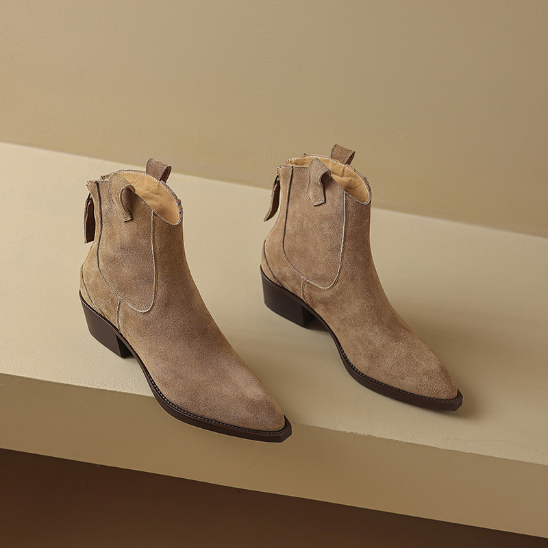 Женские ботильоны AIYUQI 2026: – обзор и цена Block Heel Ankle Boots