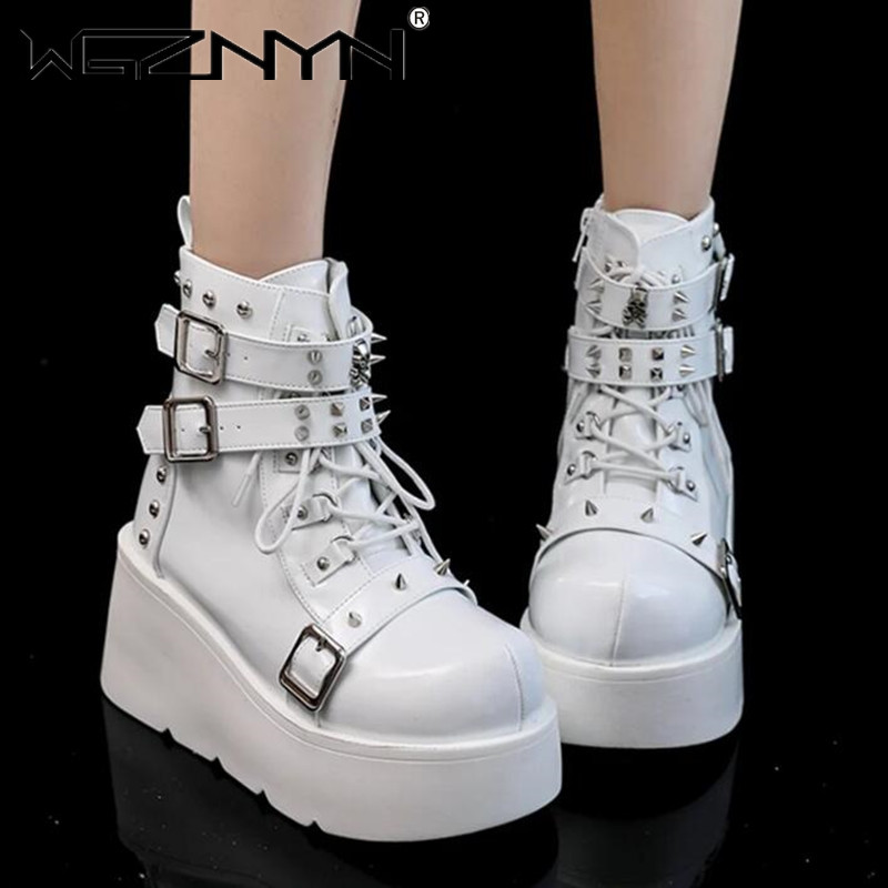 Новые женские ботинки на танке – обзор и цена Block Heel Ankle Boots