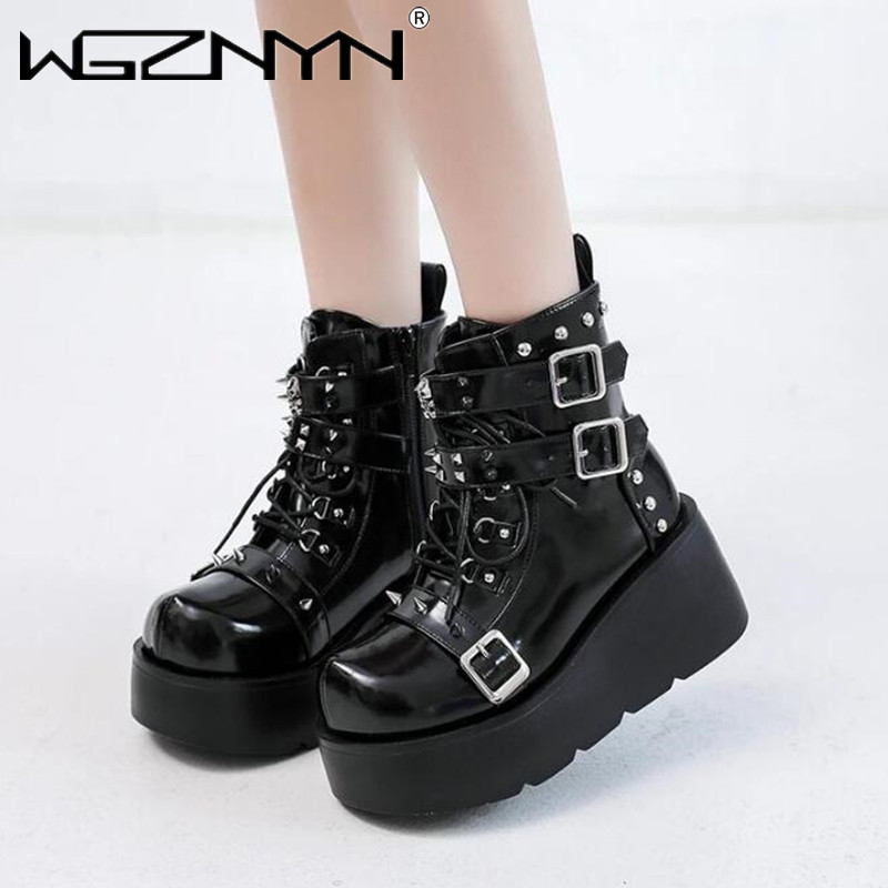 Новые женские ботинки на танке – обзор и цена Block Heel Ankle Boots