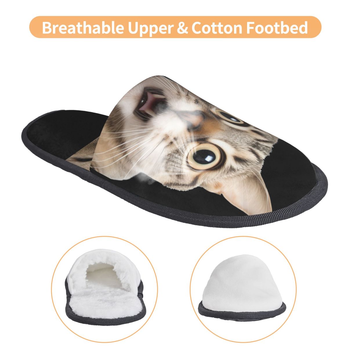 Милые домашние тапочки с кошач – обзор и цена Fluffy Fur Slipper