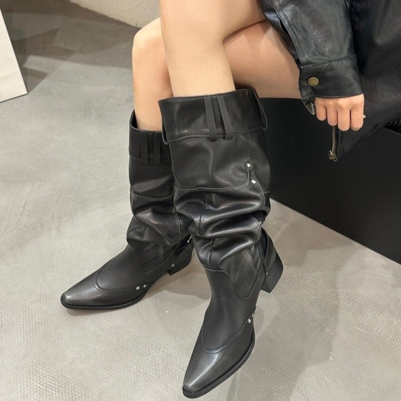 Женские одинарные ботинки с за – обзор и цена Block Heel Ankle Boots