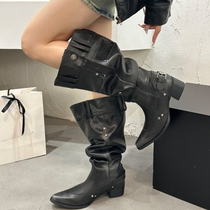 Женские одинарные ботинки с за – обзор и цена Block Heel Ankle Boots