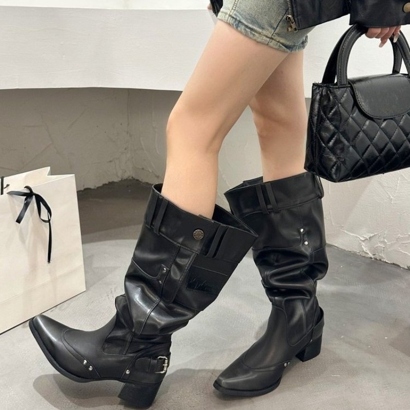 Женские одинарные ботинки с за – обзор и цена Block Heel Ankle Boots