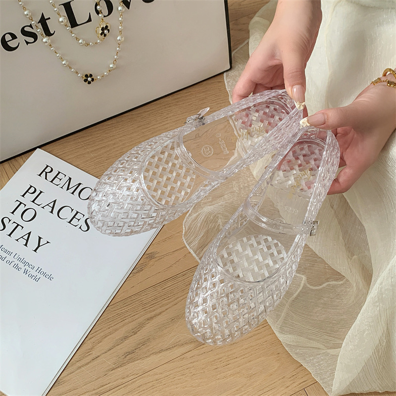 Прозрачные женские туфли из кр – обзор и цена Jelly Sandal Women