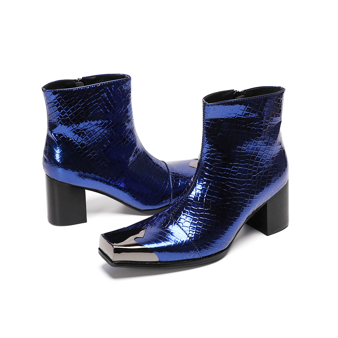 Мужские ботинки с квадратным н – обзор и цена Block Heel Ankle Boots